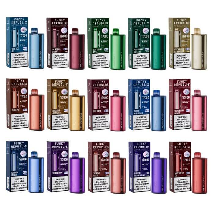 FUNKY REPUBLIC | Ti7000 DISP | 17 ML | 7000 PUFFS | 5 CT product image